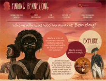 Tablet Screenshot of findingbennelong.com